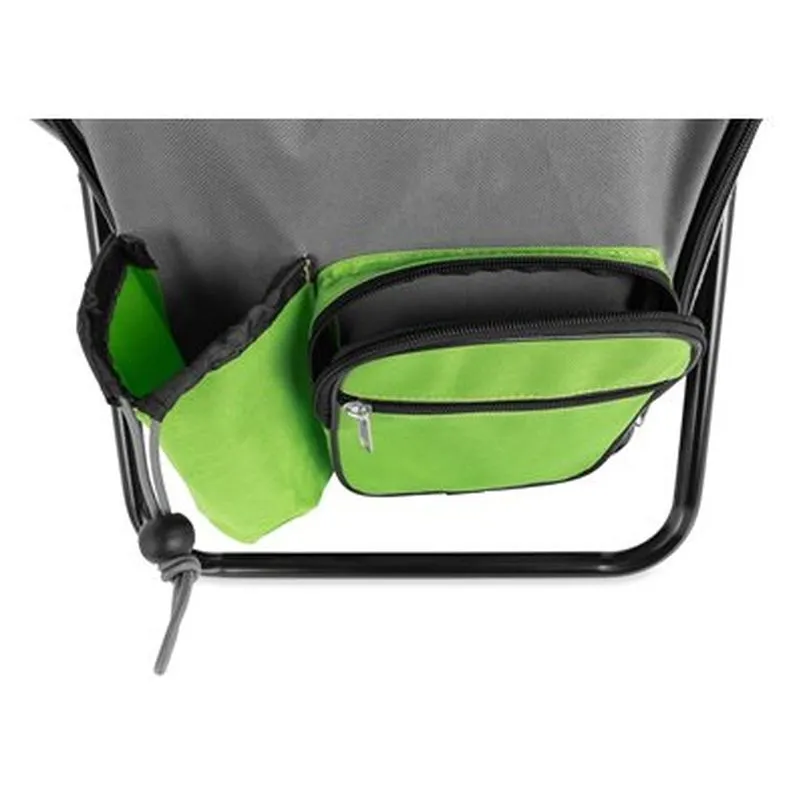 Camp Stool Backpack Cooler -Gr